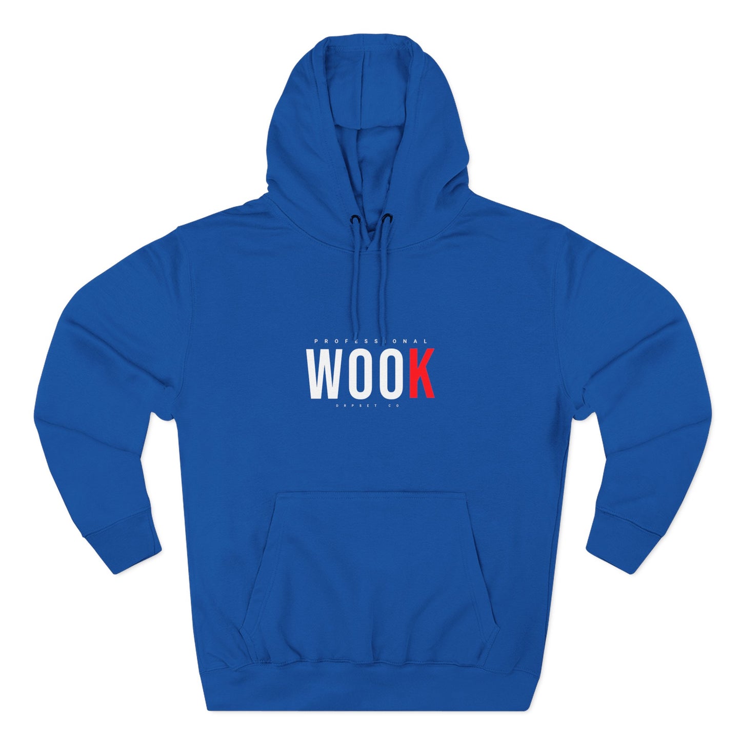 Wook Hoodie — Minimal 'WOOK' Graphic Fleece Pullover