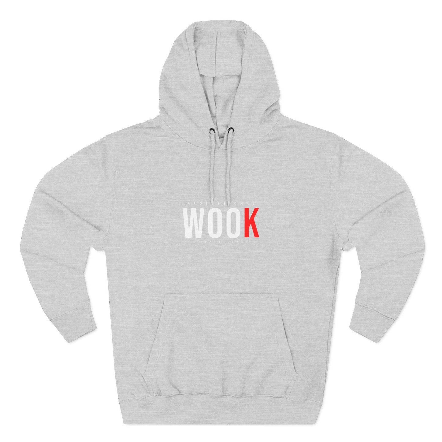Wook Hoodie — Minimal 'WOOK' Graphic Fleece Pullover